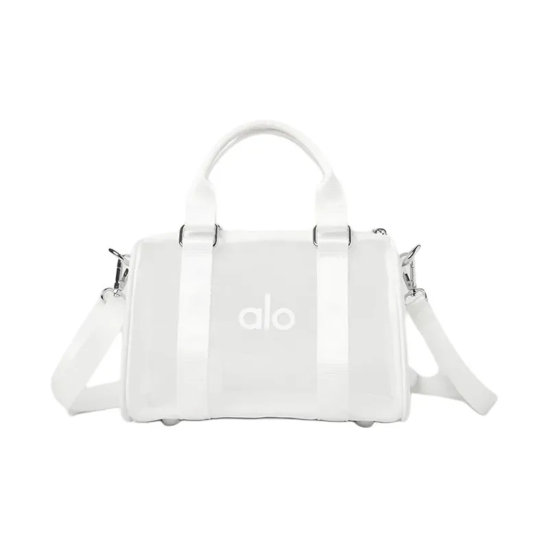 Alo Yoga Nylon Shoulder Bag, Crossbody Bag, Handbag Mini Women's White-0