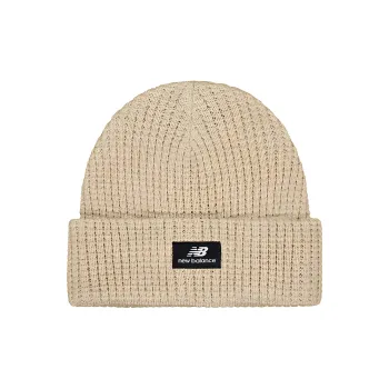 New Balance Polyester Beanies Unisex Beige/Black