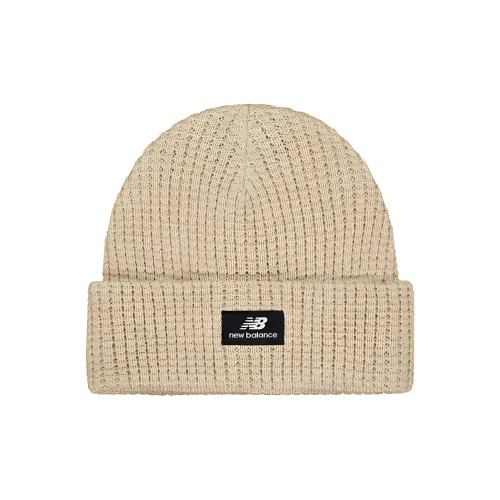 New Balance Polyester Beanies Unisex Beige/Black