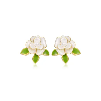 MCK 925 Sterling Silver Needle Stud Earrings Women's