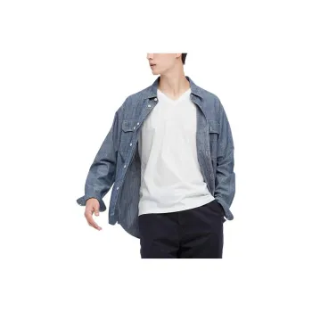 UNIQLO Shirts Unisex Sea Blue
