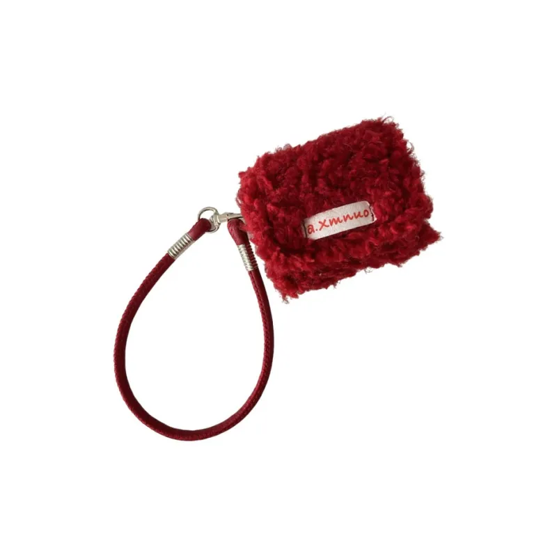 Kona Chun Compatibility AirPods1/2/3/4/pro/pro2 Plush Refreshing Duffy Shirley Lanyard Headphone Cases-4
