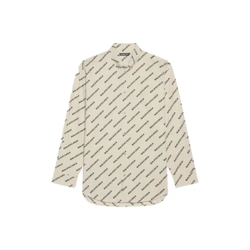 Balenciaga Shirts Men Beige