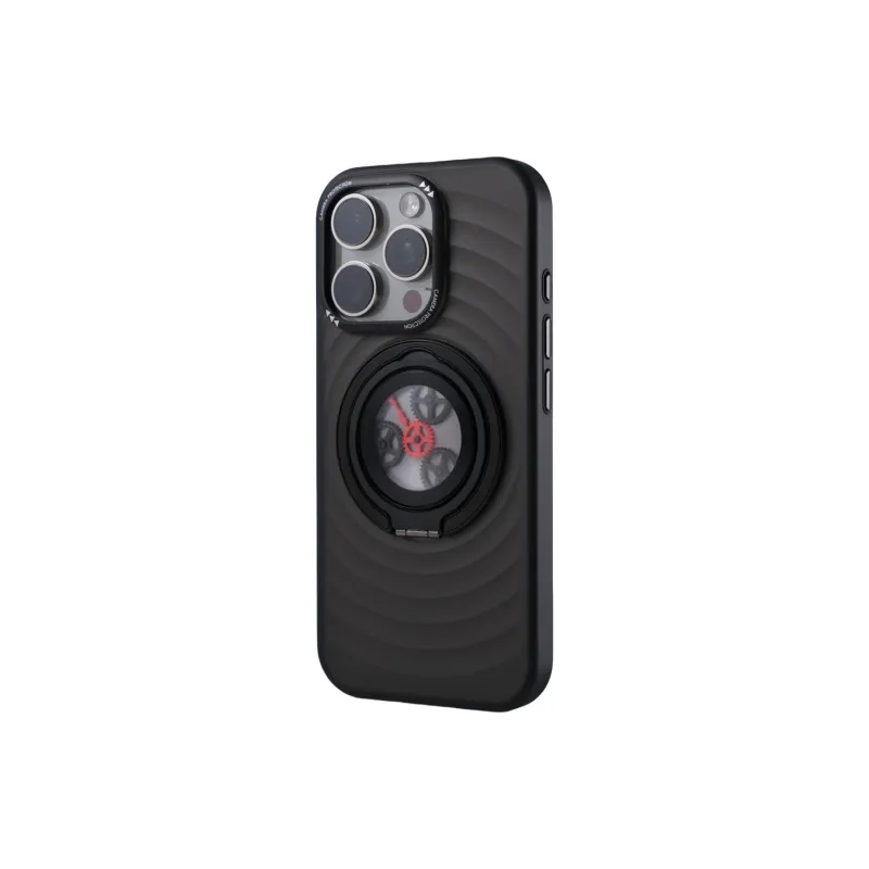 DEPA PC Material Water Ripple Magnetic Stand Phone Cases Compatible With Apple 14 16 Collection Minimalist-4
