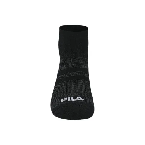 FILA Fitness Ankle Socks Men's 1 Pack Jet Black
