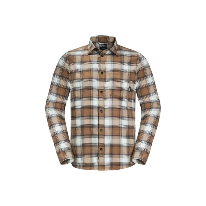 Jack Wolfskin Wanderweg Shirt M Shirt Men's Green-3