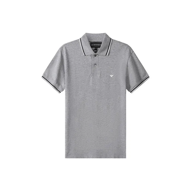 EMPORIO ARMANI Logo Detailed Polo Shirt-0