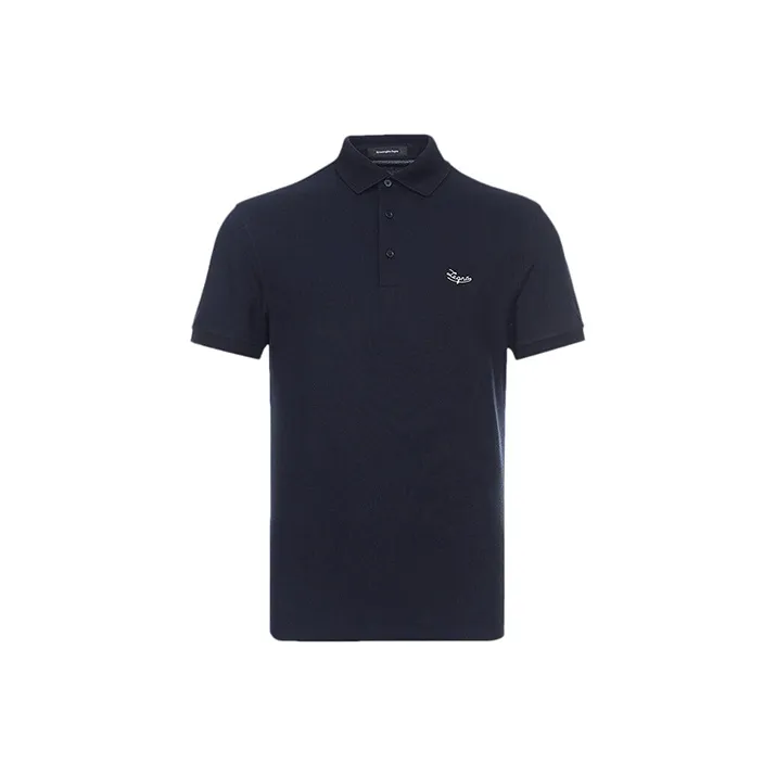 Ermenegildo Zegna Polo Shirts Men Dark Blue-0
