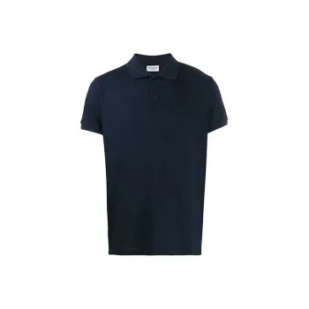 SAINT LAURENT Short sleeve Cotton Polo Shirt