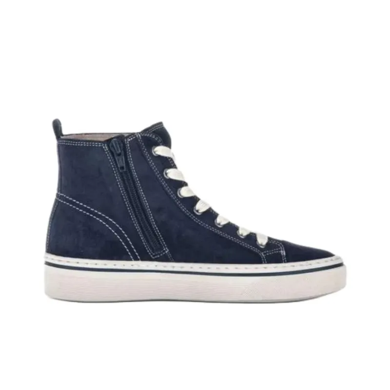 Gabor Fashion High Top Casual Shoes Unisex Blue-2