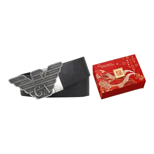 EMPORIO ARMANI Reversible Interchangeable Buckle Belt
