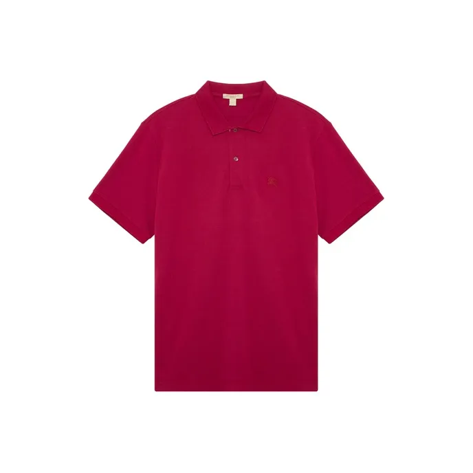 Burberry Polo Shirts Men Rose Red-0