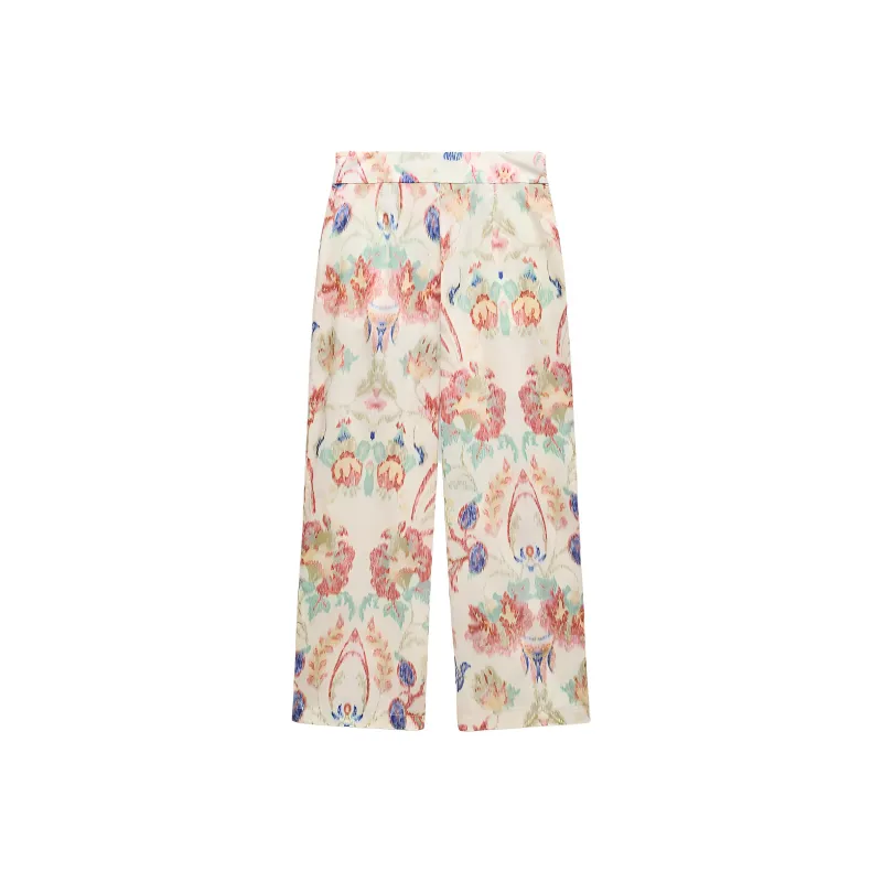 ZARA ZW Series Casual Pants Women's Multicolor-1