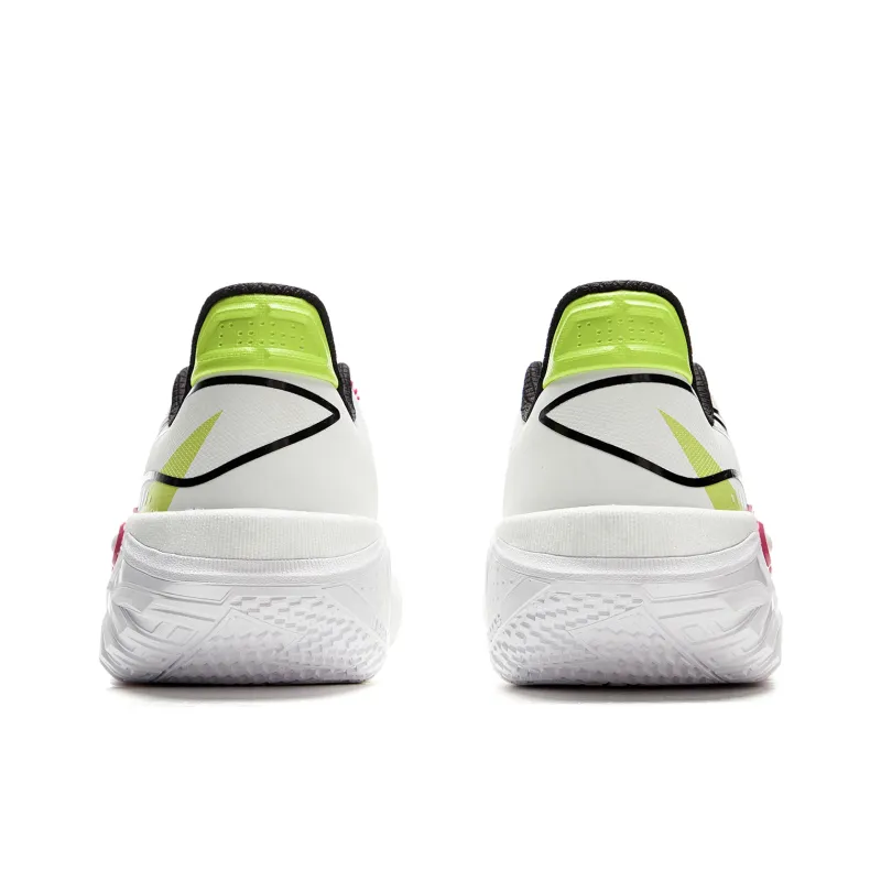 LINING Jie Ao 2 Basketball Shoes Men Low Top White Red-5