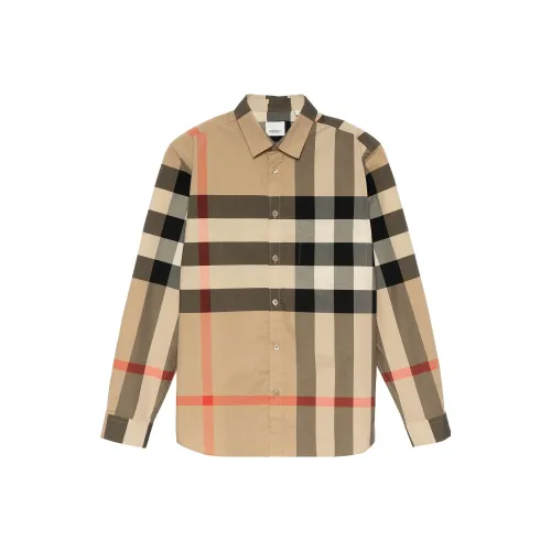Burberry Checkered Cotton Shirt