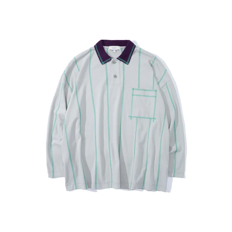 UNVESNO Polo Shirts Unisex Gray-0