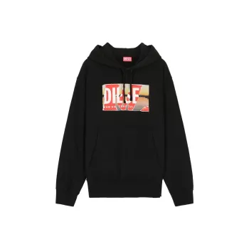 DIESEL S-Macs-Poff-L1 Cotton Hoodie