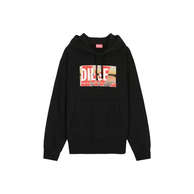 DIESEL S-Macs-Poff-L1 Cotton Hoodie-0