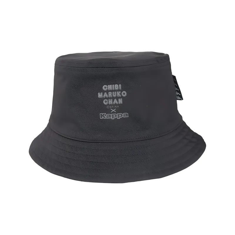 Kappa X Chi bi Maruko Bucket Hats Unisex Checkerboard All Over Print-3