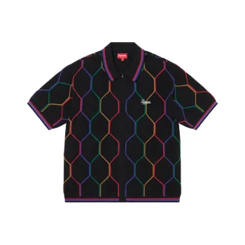 Supreme Hex Zip Up Polo