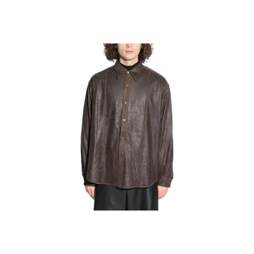 HARE Shirts Men Brown