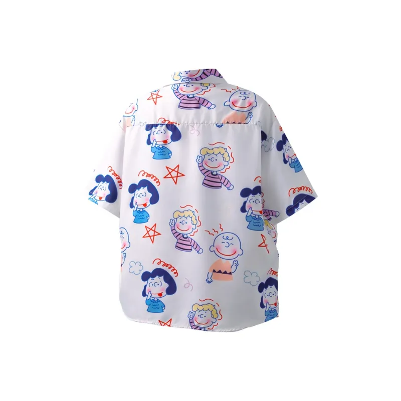 BEAR UNION Short Sleeved Shirt Unisex White-1