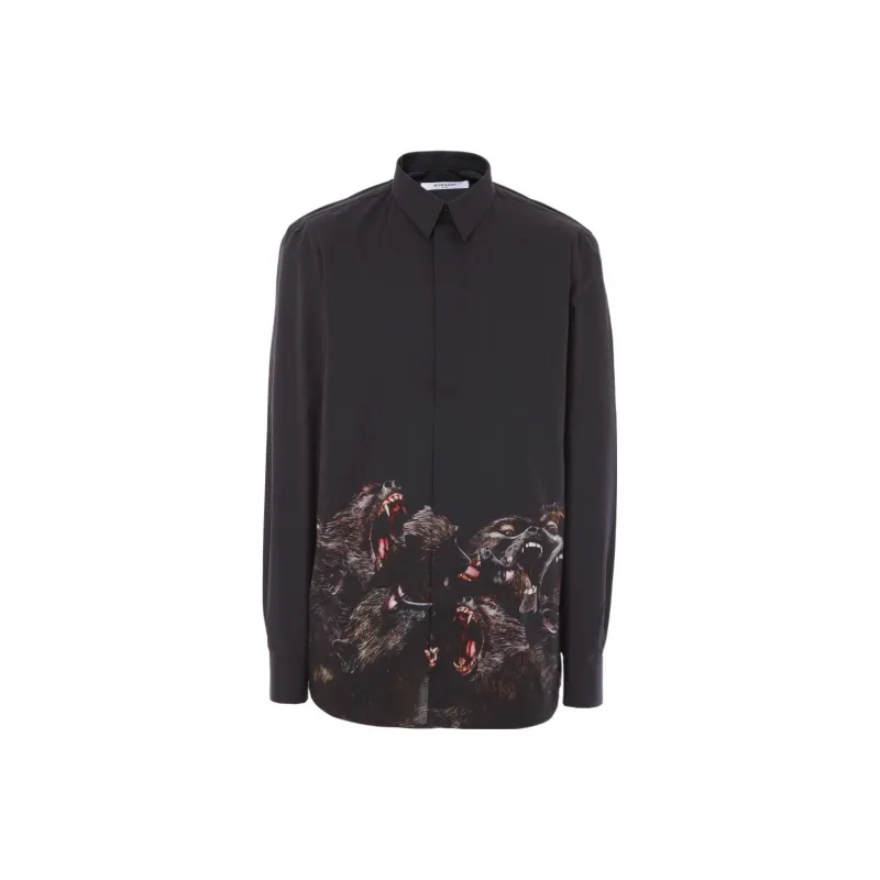 Givenchy Shirts Men Black-0