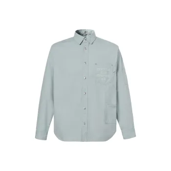 DIOR Logo Embroidered Collared Long Sleeved Shirt