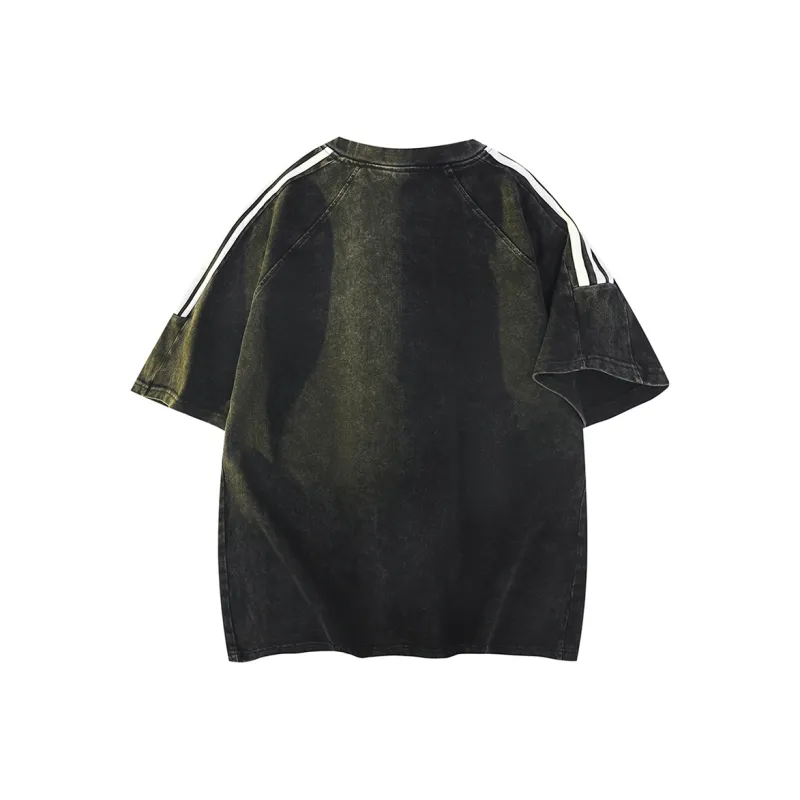 PAL ONGACO T Shirt Unisex Washed Black-1