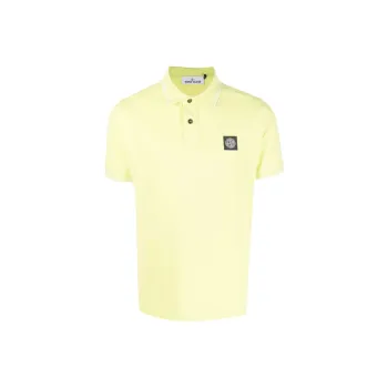 STONE ISLAND Polo Shirts Men Yellow