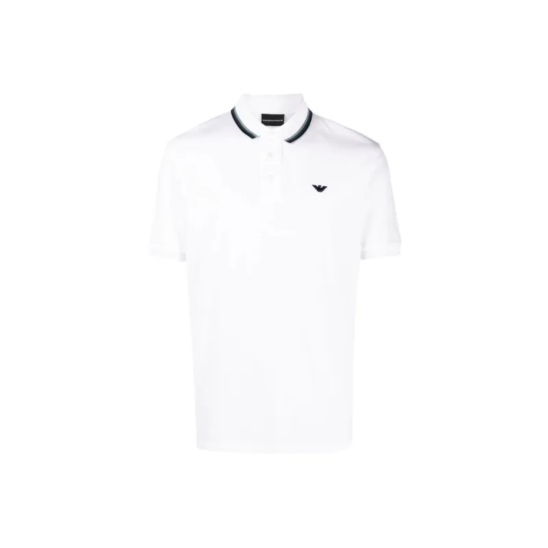 EMPORIO ARMANI Polo Shirts Men White-0