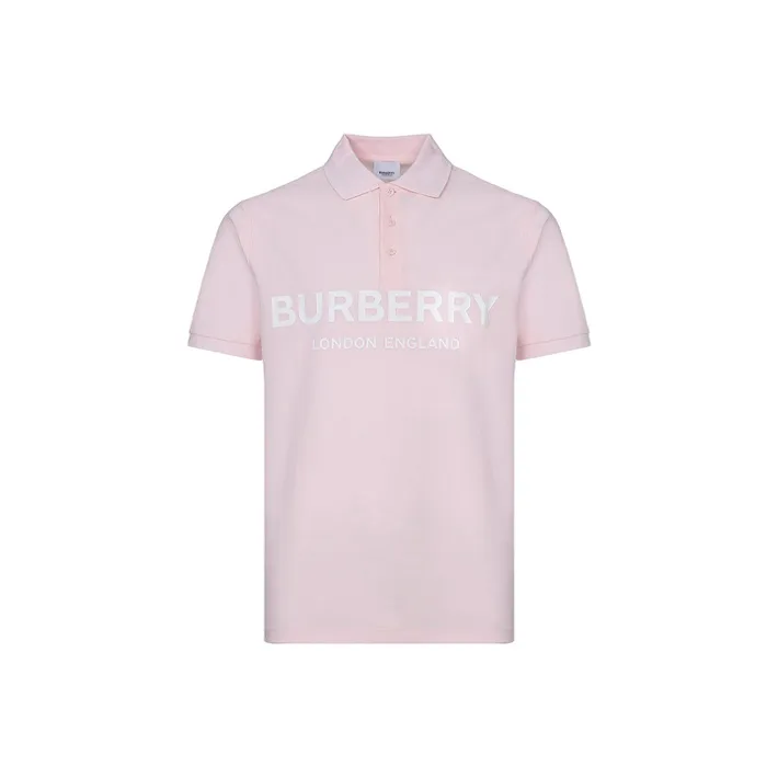 Burberry Polo Shirts Men Pink-0