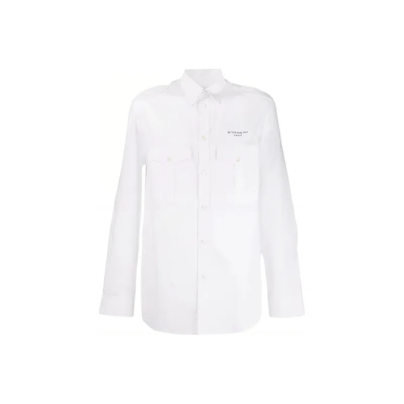 Givenchy Shirts Men White-0