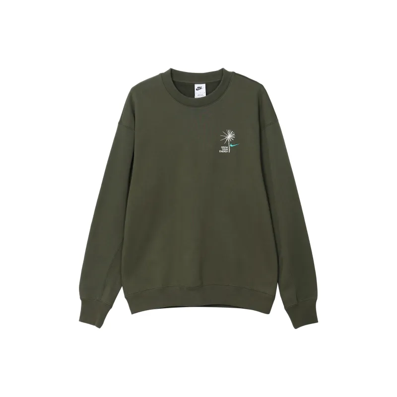 Nike Sweatshirts Men Khaki Green-0