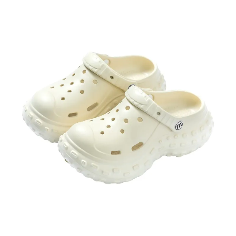 Le Drag Slippers Khaki/Black/White-2