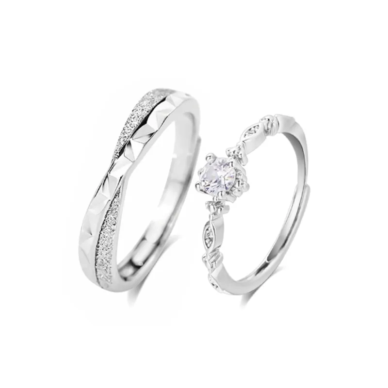 Fortune Gold Gift Box Set Rings Unisex-3
