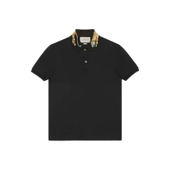 GUCCI Polo Shirts Men Black