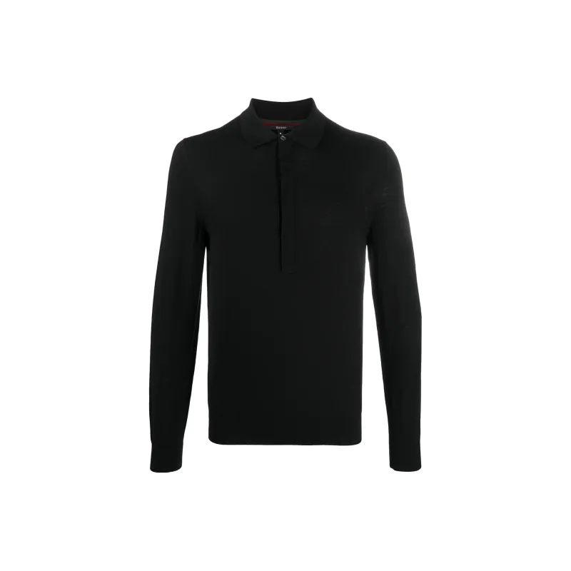 GUCCI Polo Shirts Men Black-0