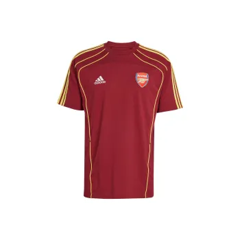 Adidas Arsenal T Shirt Men's Elegant Dark Reddish Purple