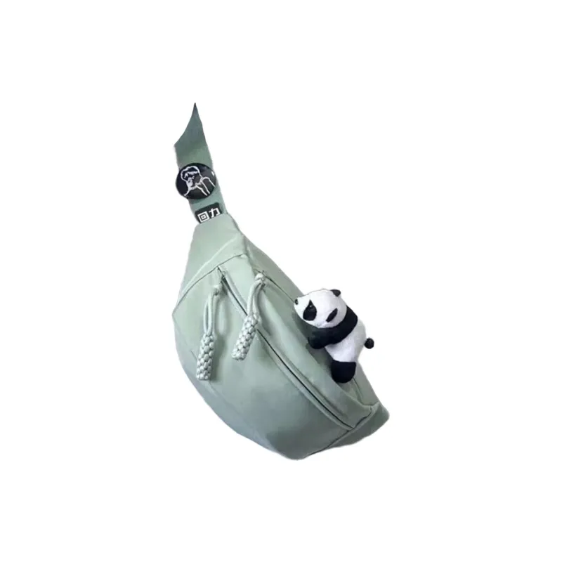 Warrior Nylon Fanny Pack Unisex White/Black/Green-0