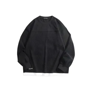 PEACEBIRD MEN Eye C Collaboration Series Sweatshirt Men's Black