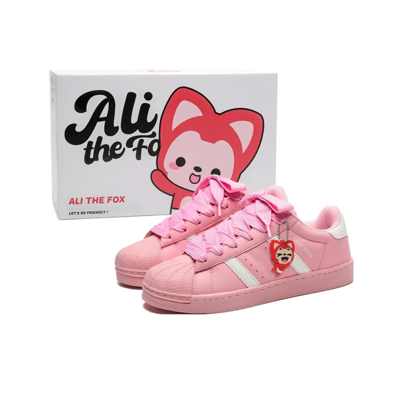 ALI THE FOX Slip Resistant, Abrasion Resistant, Lightweight, Breathable Low Top Skateboard Shoes Unisex-102