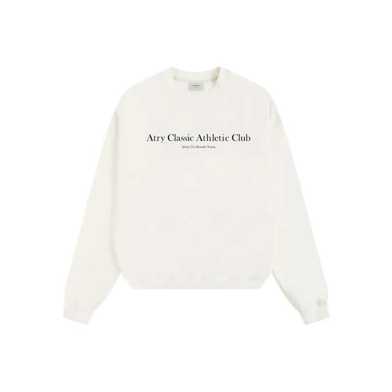 Atry Alphabet Slogan Series Sweatshirt Unisex-0