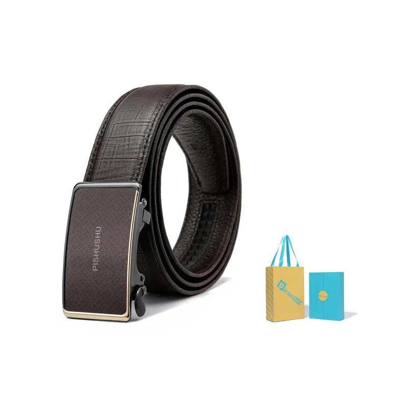 PISHUSHU Leather Belts Unisex-20