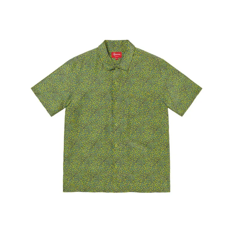 Supreme Leopard Silk Short Sleeve Shirt-3
