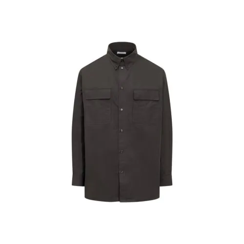 OFF-WHITE Logo Embroidered Long-Sleeved Shirt