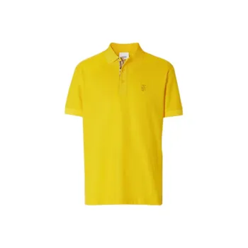 Burberry Polo Shirts Men Yellow