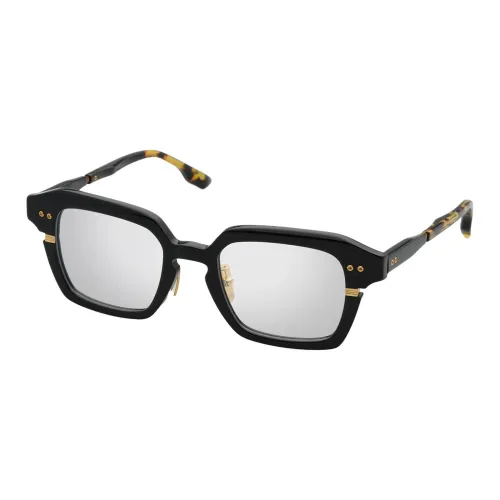 DITA Titanium Square Sunglasses Unisex Black