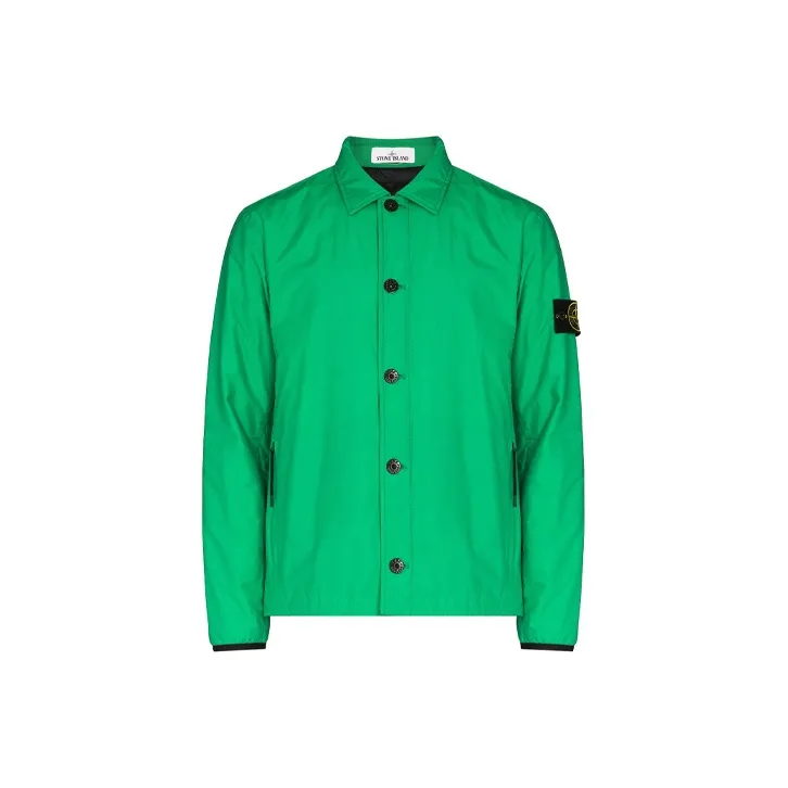 STONE ISLAND Shirts Men Green-0