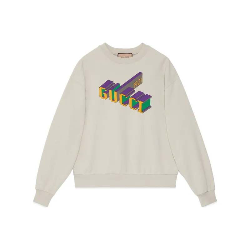 GUCCI Printed Jersey Sweatshirt-0